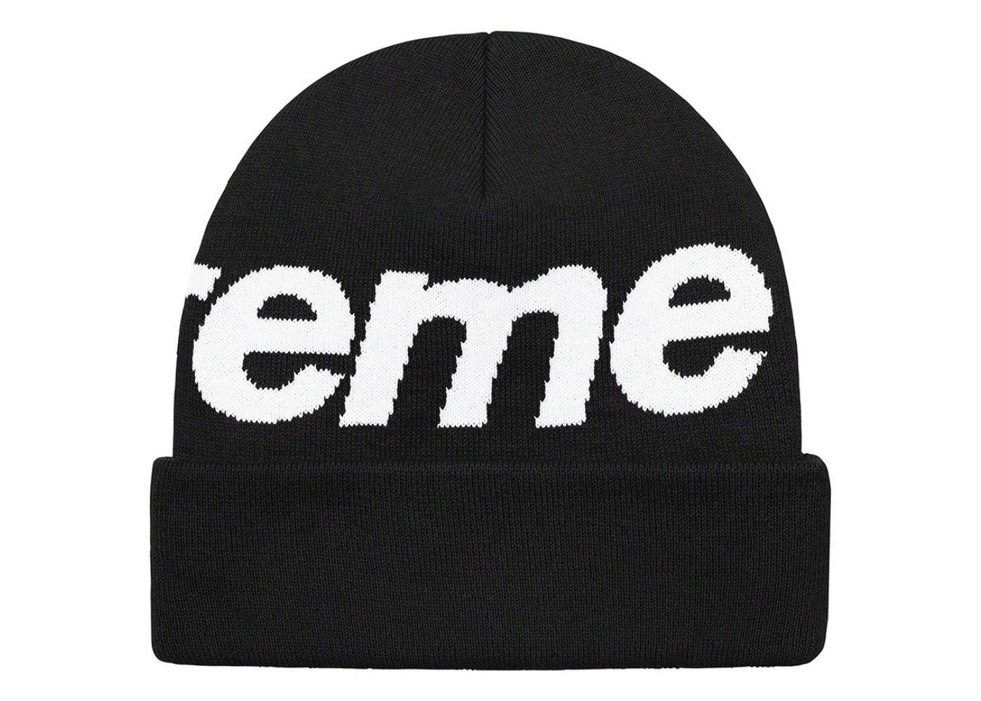 Supreme Big Logo Beanie FW21 Black #