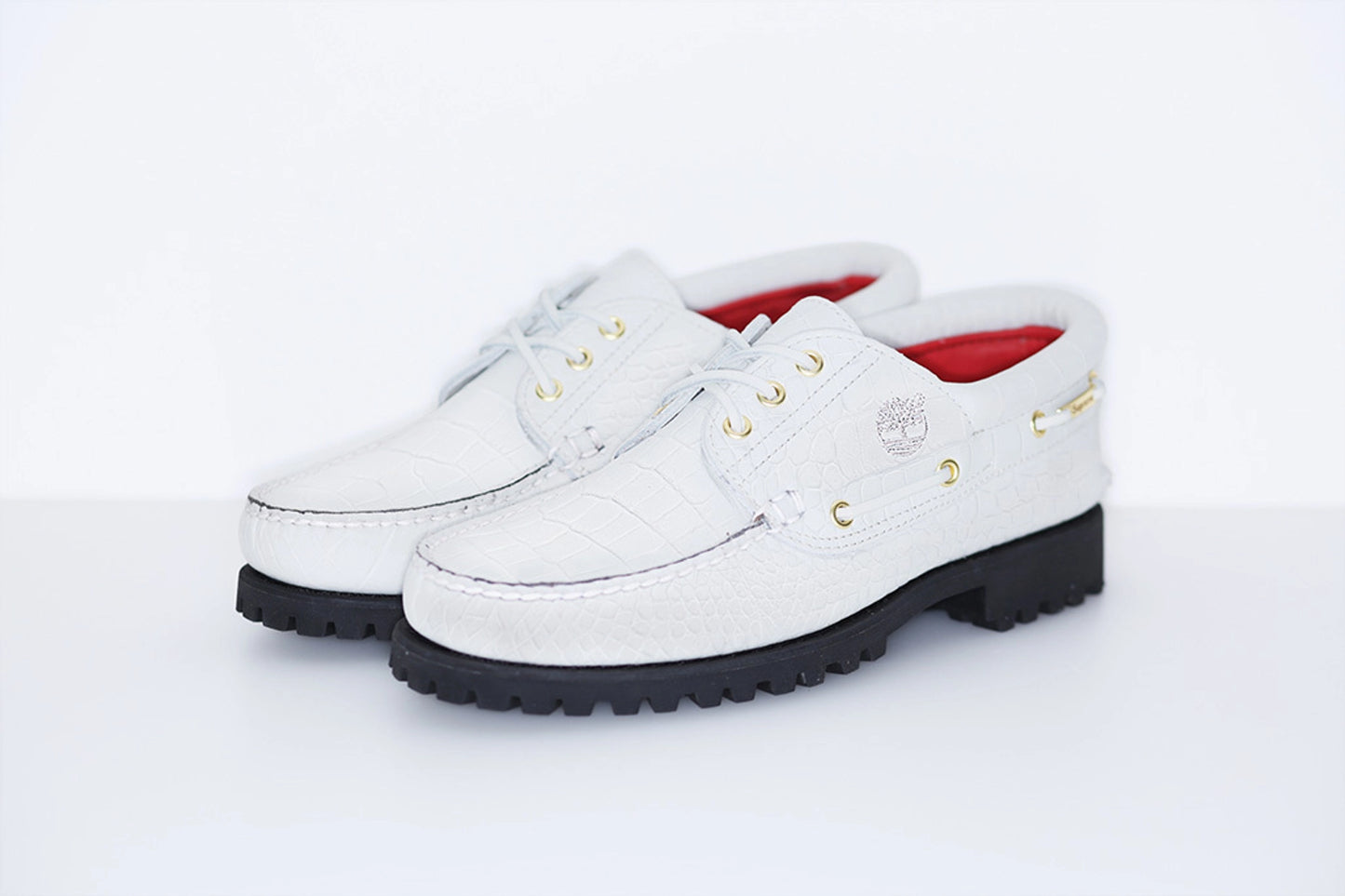 Timberland 3-Eye Lug Supreme White Croc