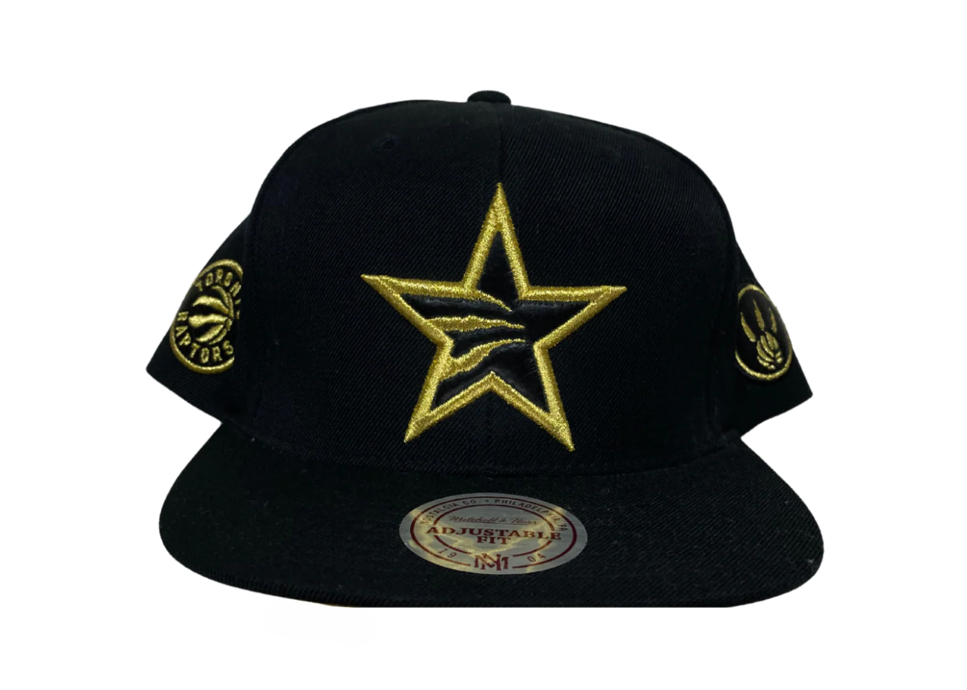 NBA All Star Black Gold Toronto Raptors Basketball Mitchell Ness 2016 Cap