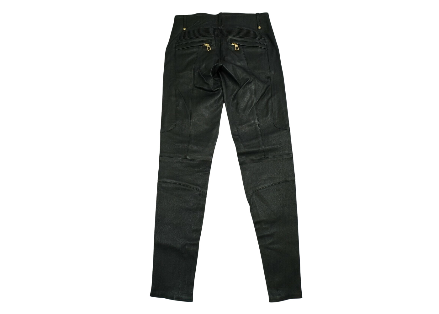 Balmain H&M Leather Biker Pants