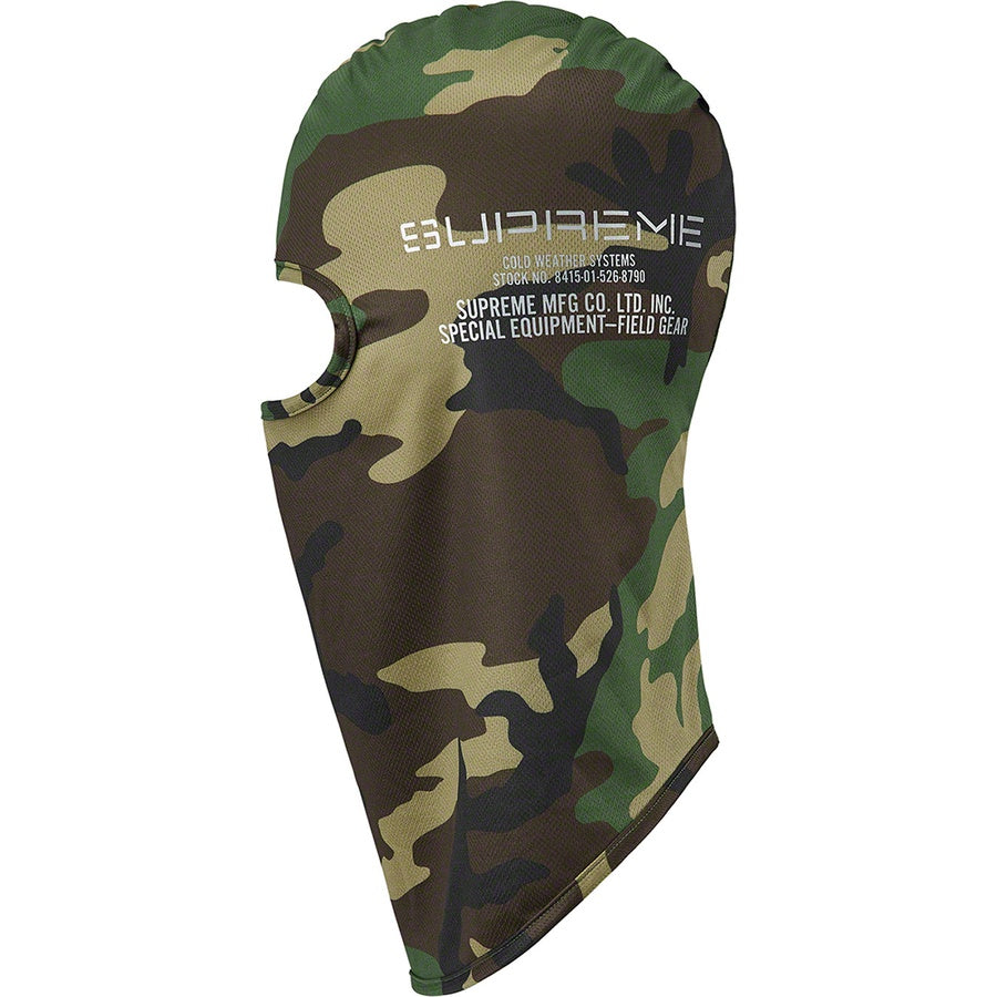 Supreme Field Gear Lightweight Balaclava Woodland Camo