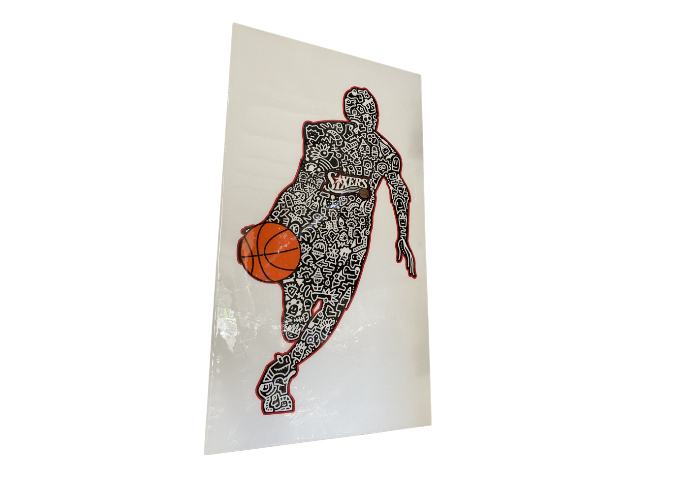 Allen Iverson Silhouette Canvas Mood Art