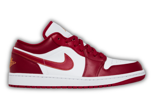 Jordan 1 Low Cardinal Red %
