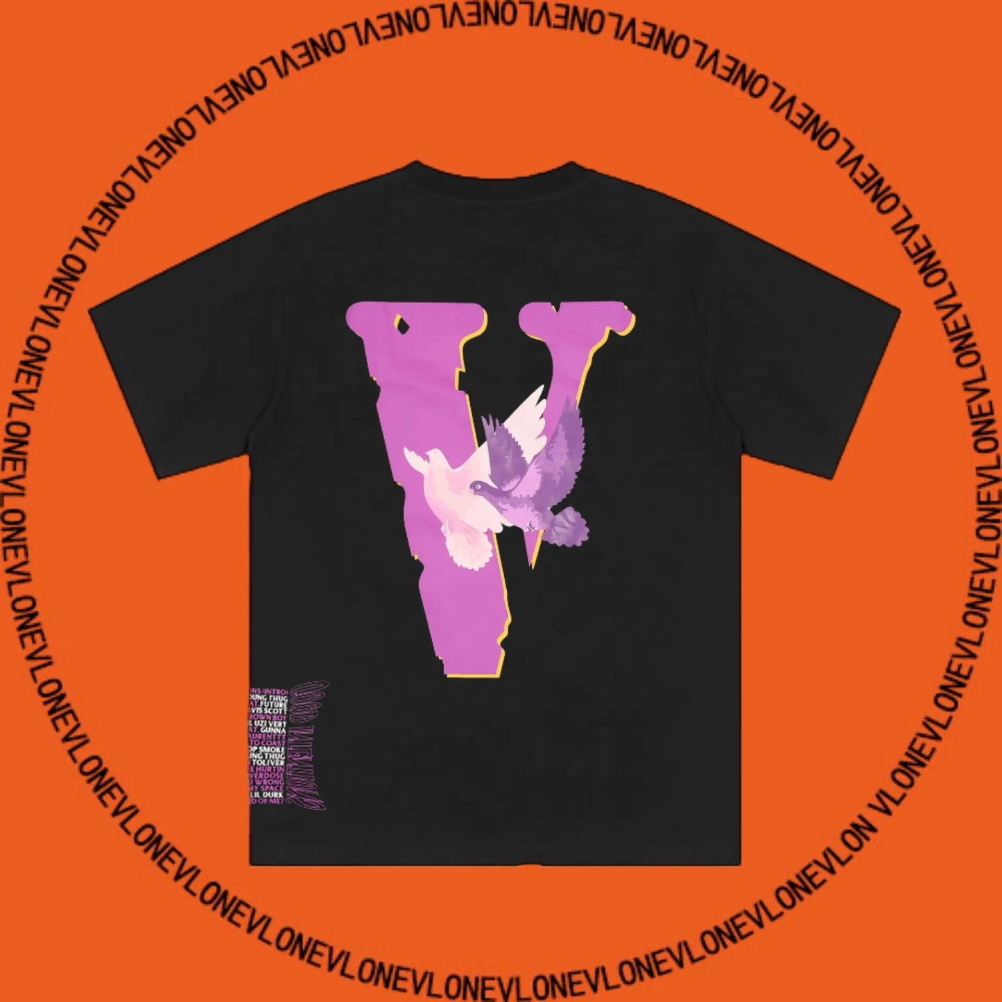 Vlone Nav X Doves Good Intentions Tee Black