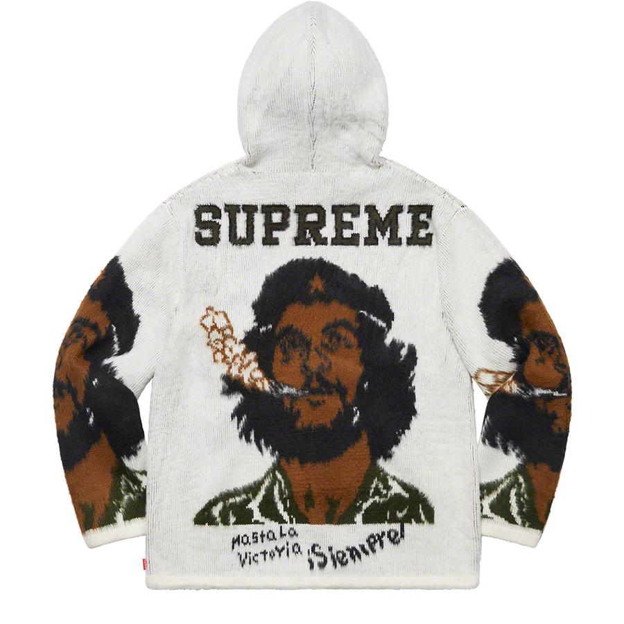 Supreme Che Hooded Zip Up Sweater White