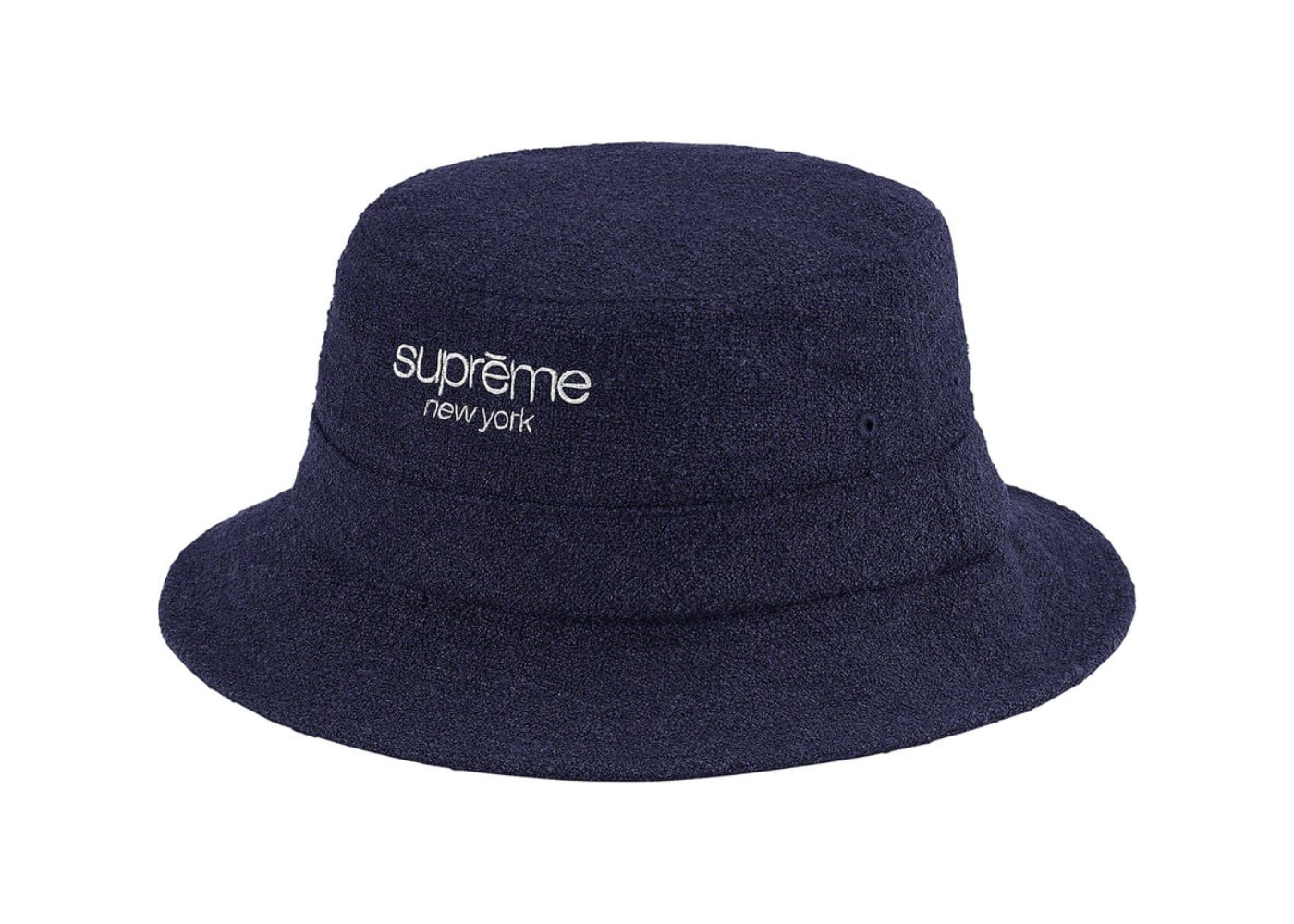 Supreme Classic Logo Terry Crusher Navy