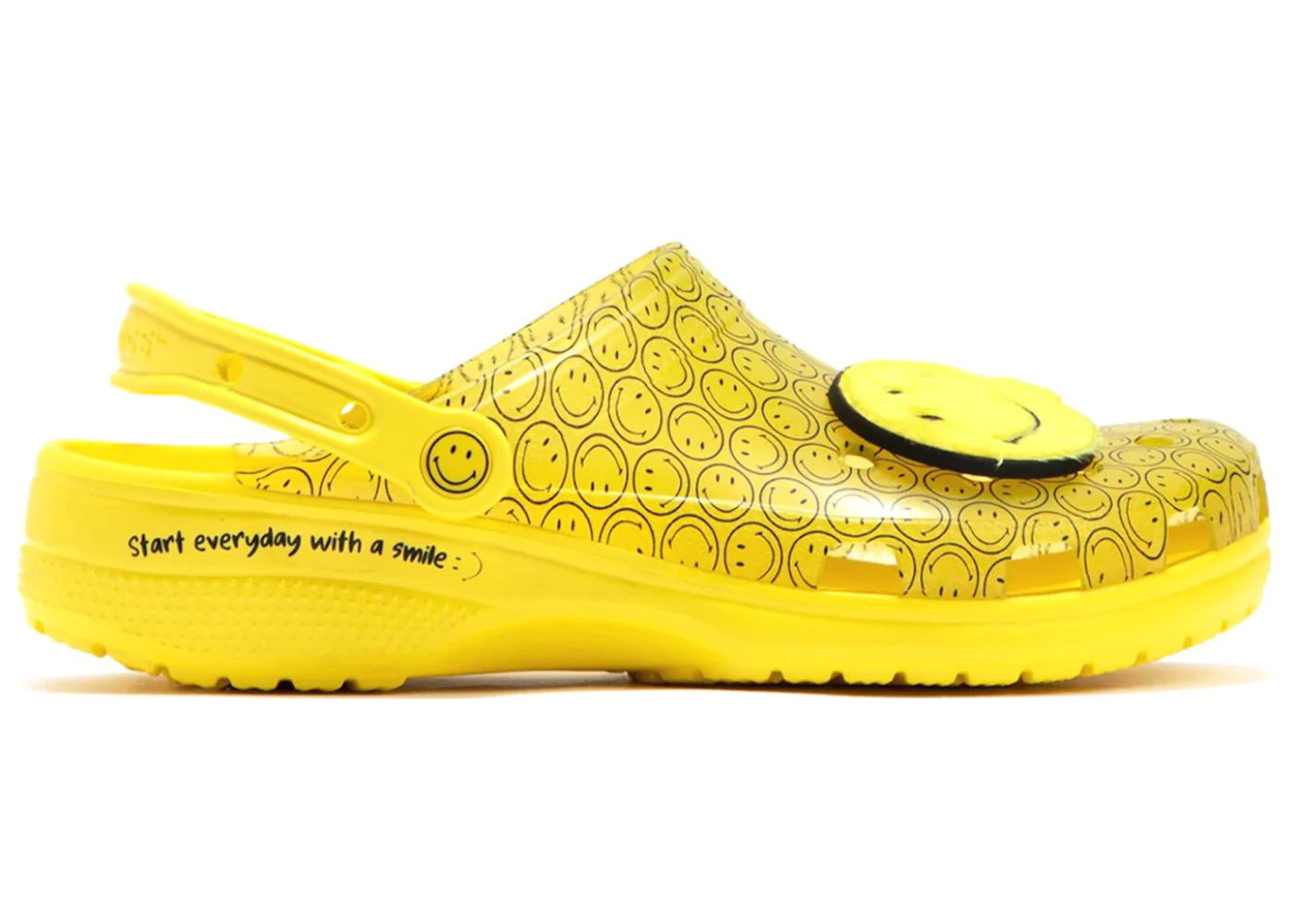 Crocs Classic Clog Translucent Smiley