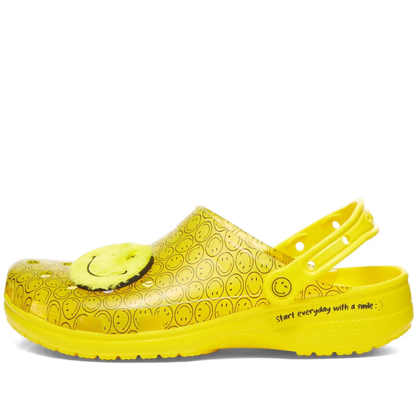 Crocs Classic Clog Translucent Smiley