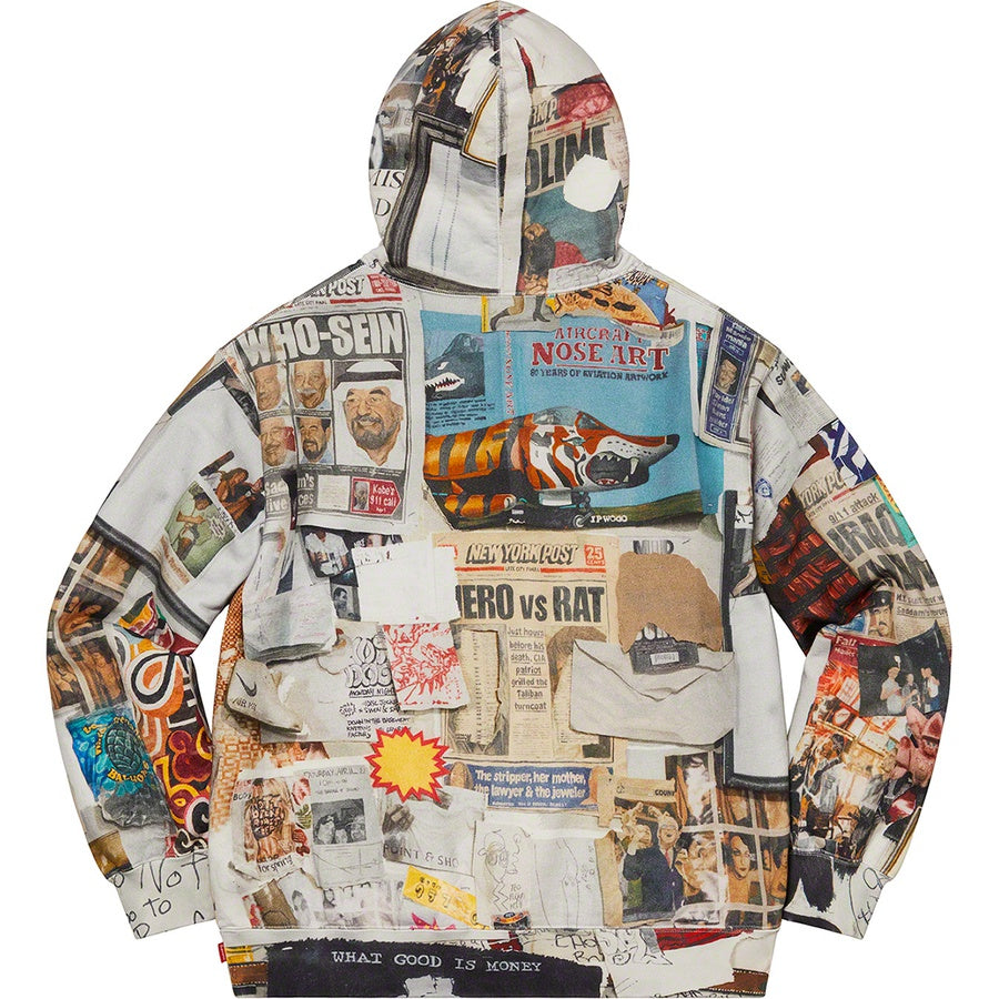 Supreme Dash's Wall Hooded Sweatshirt Dashs Wall
