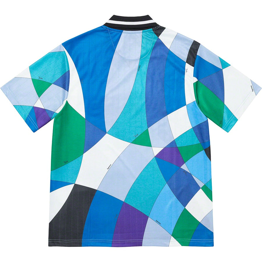 Supreme Emilio Pucci Soccer Jersey Blue