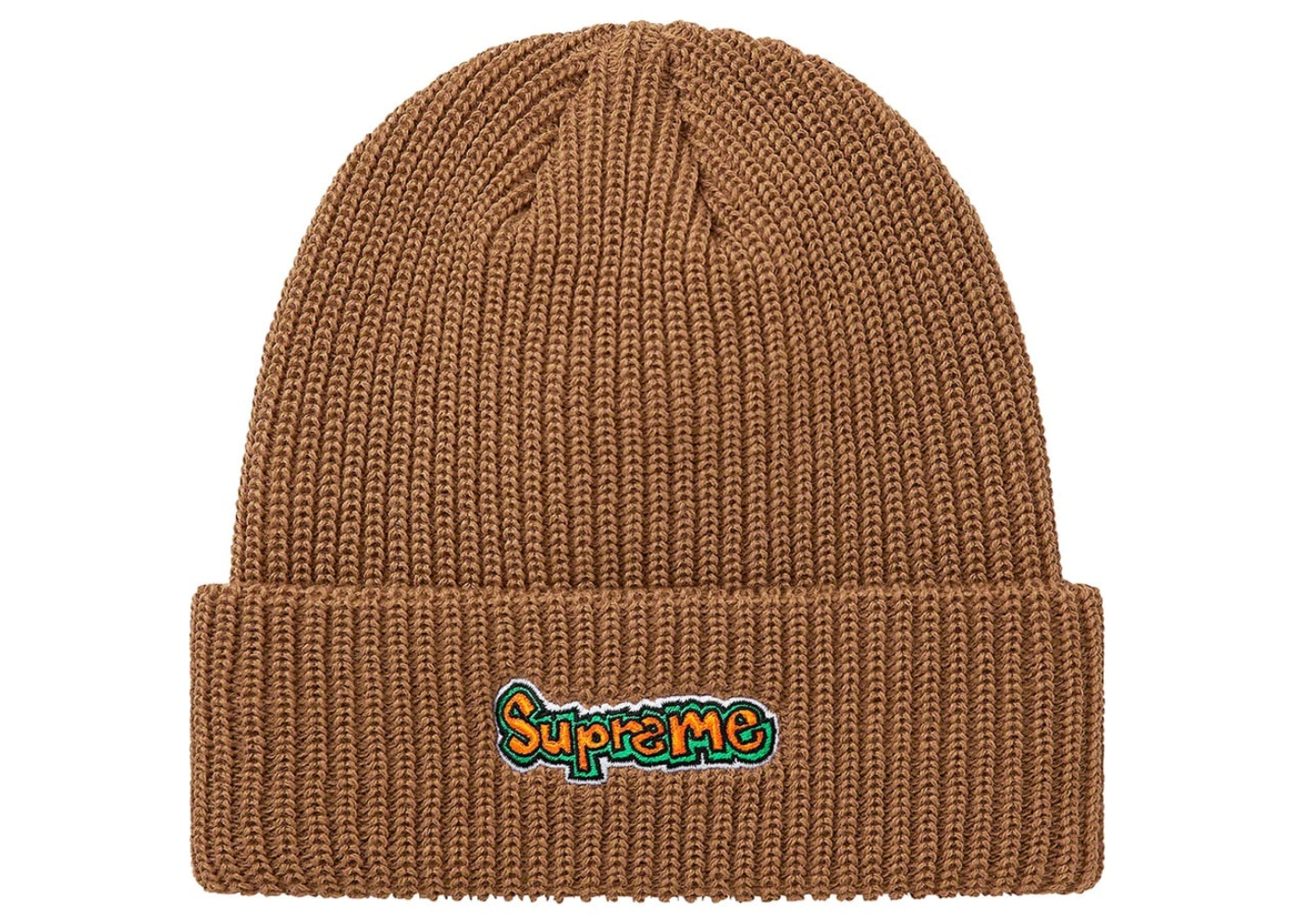 Supreme Gonz Logo Beanie Brown