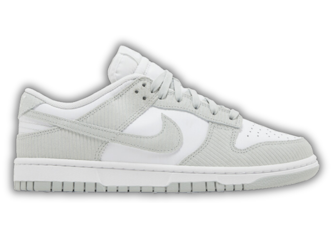 Women's Nike Dunk Low Light Silver Corduroy