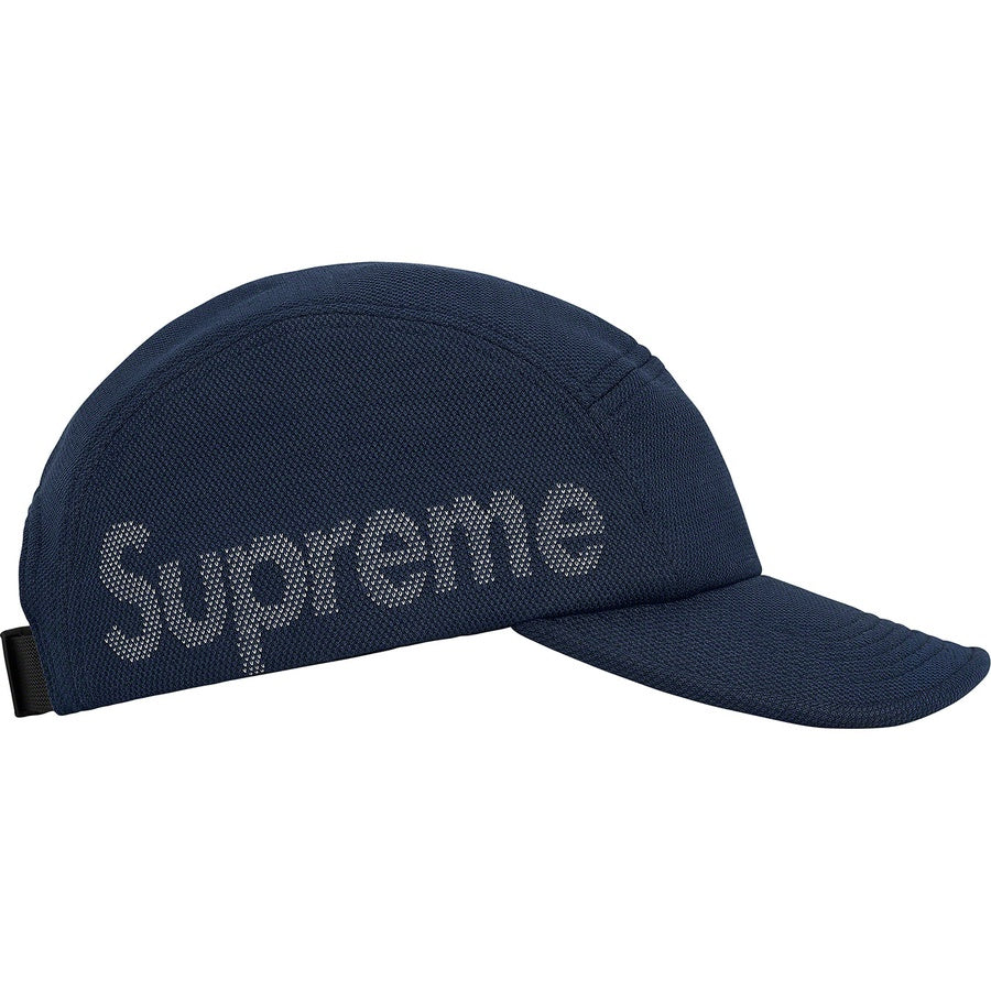 Supreme Jacquard Pique Camp Cap Navy