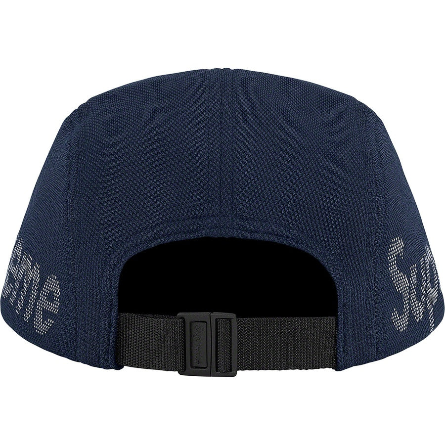 Supreme Jacquard Pique Camp Cap Navy