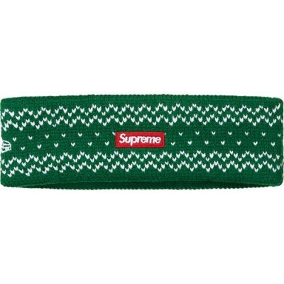 Supreme New Era Arc Logo Headband FW17 Green