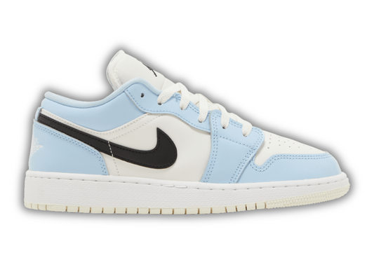 GS Jordan 1 Low Ice Blue Black