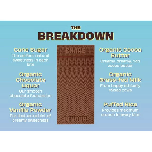 Feastables Mr Beast Bar Milk Chocolate With Puffed Rice, 35g