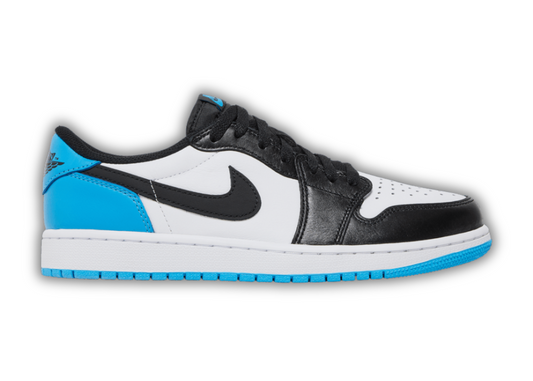 Jordan 1 Retro Low OG Black Dark Powder Blue %