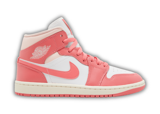 Women's Jordan 1 Mid Strawberries and Cream