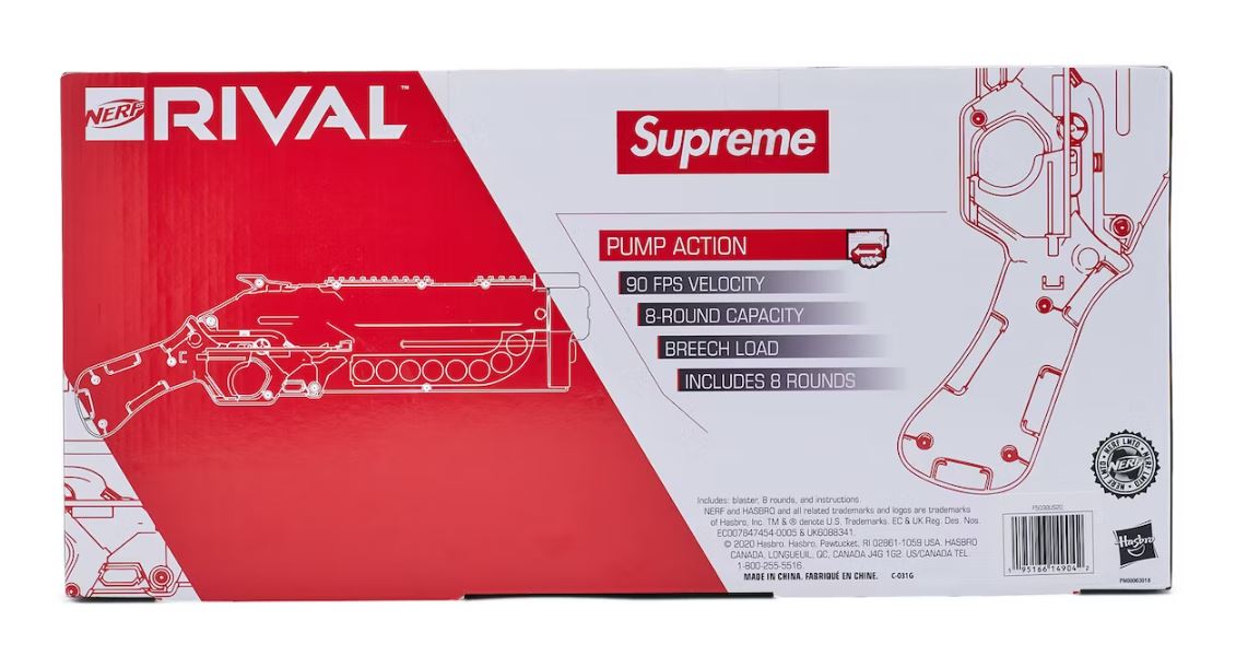 Supreme Nerf Rival Takedown Blaster Blue #