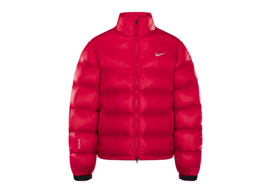 Nike x Drake NOCTA Sunset Puffer Jacket Red