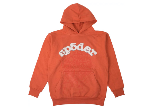 Sp5der Websuit Hoodie Orange