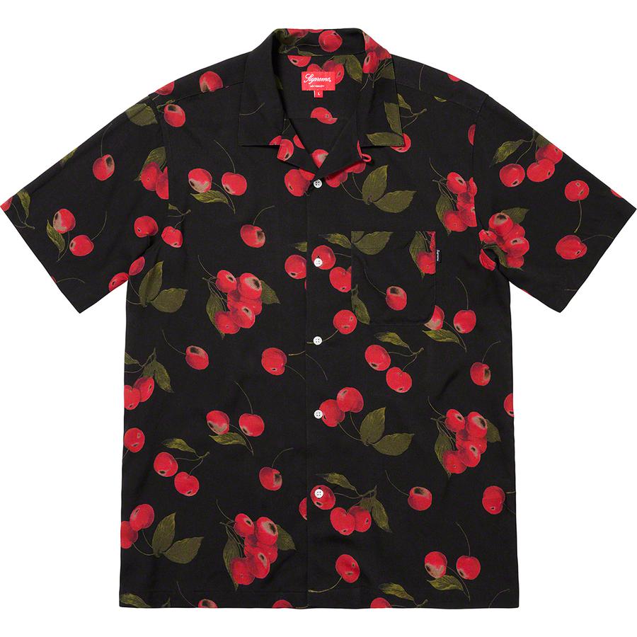 Supreme Cherry Rayon S/S Shirt Black