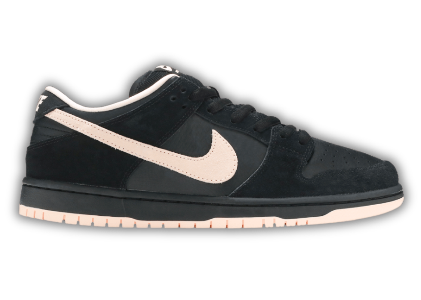 Nike sb dunk sales black washed coral