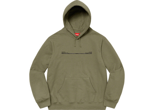 Supreme Shop Hooded Sweatshirt Light Olive London