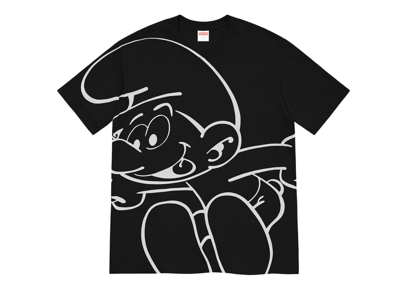 Supreme Smurfs Tee Black