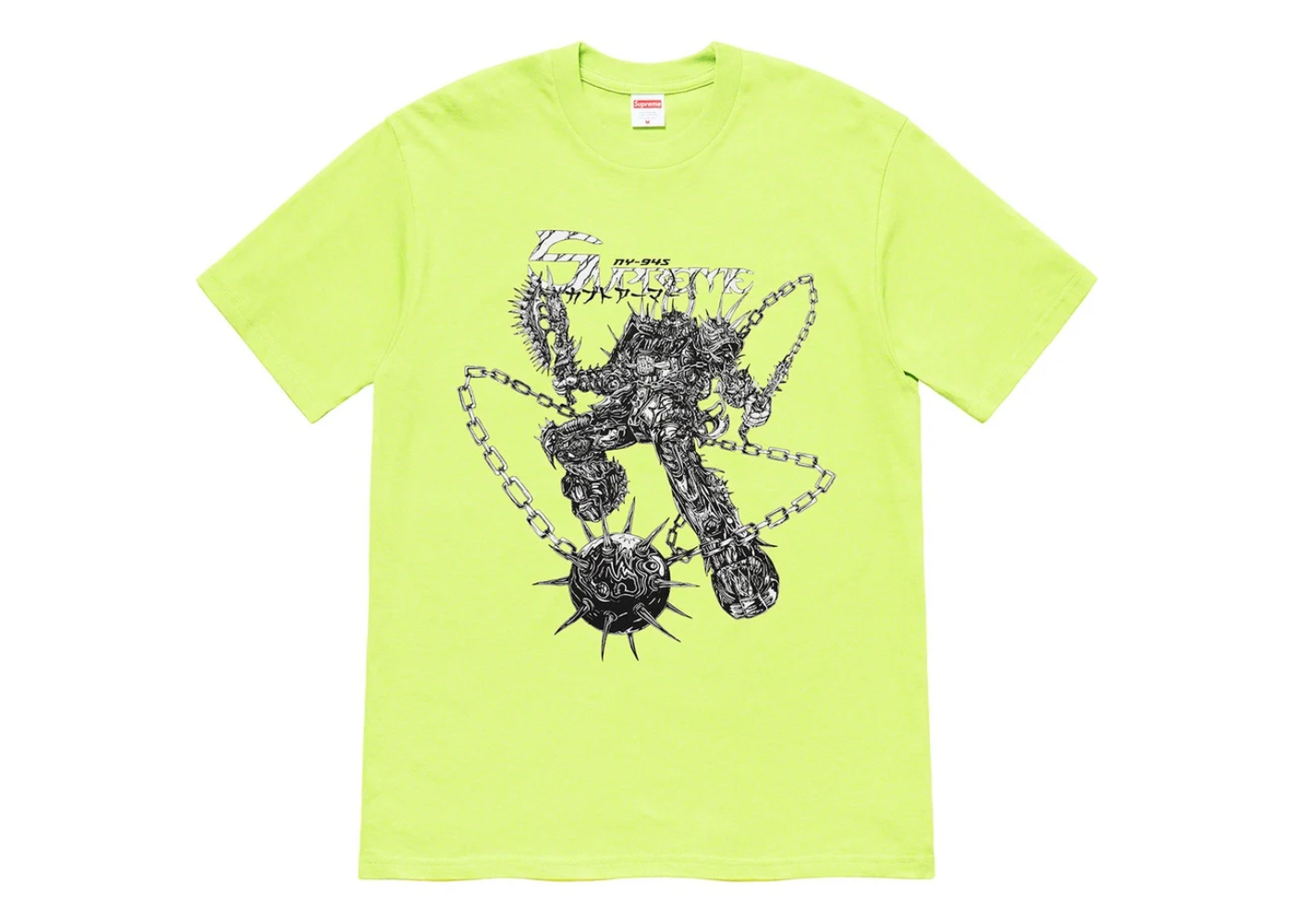Supreme Spikes Tee Neon Green #