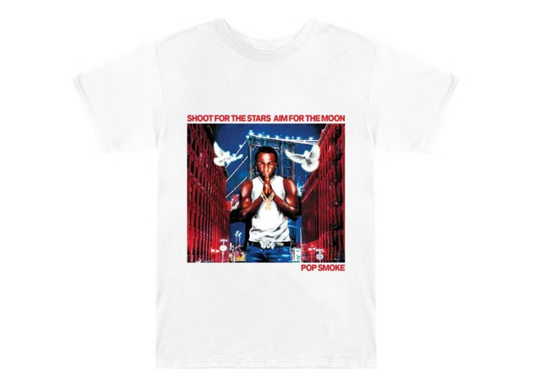 Pop Smoke x Vlone City Tee White