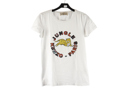 Kenzo H&M Tiger Jungle Paris Black Tee-shirt