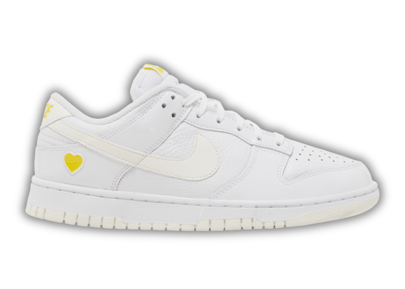 Women's Nike Dunk Low Valentine's Day Yellow Heart