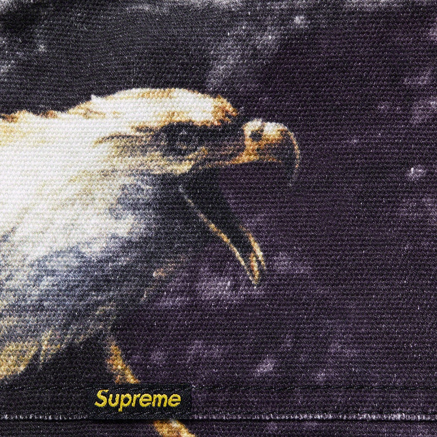 Supreme Eagle Hooded Work Jacket Black