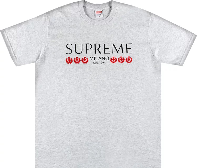Supreme Milano Tee Ash Grey