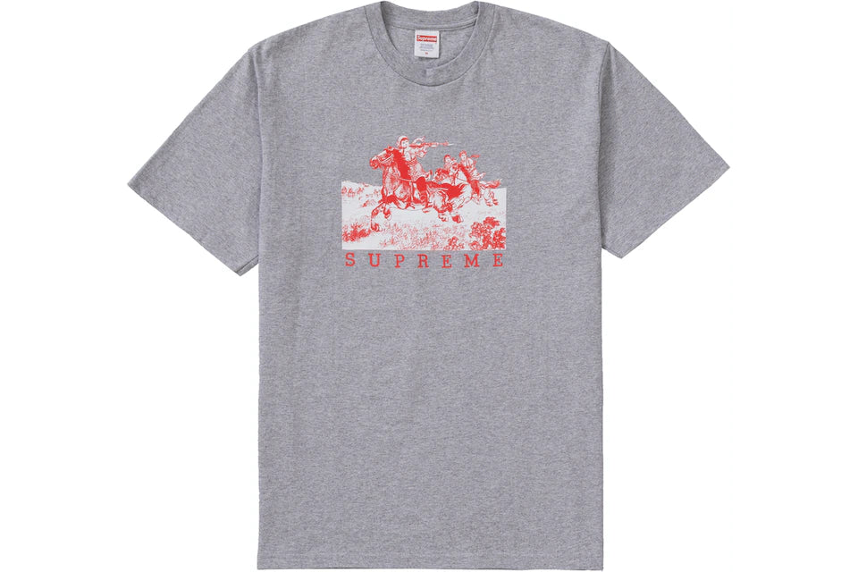Supreme Riders Tee Heather Grey