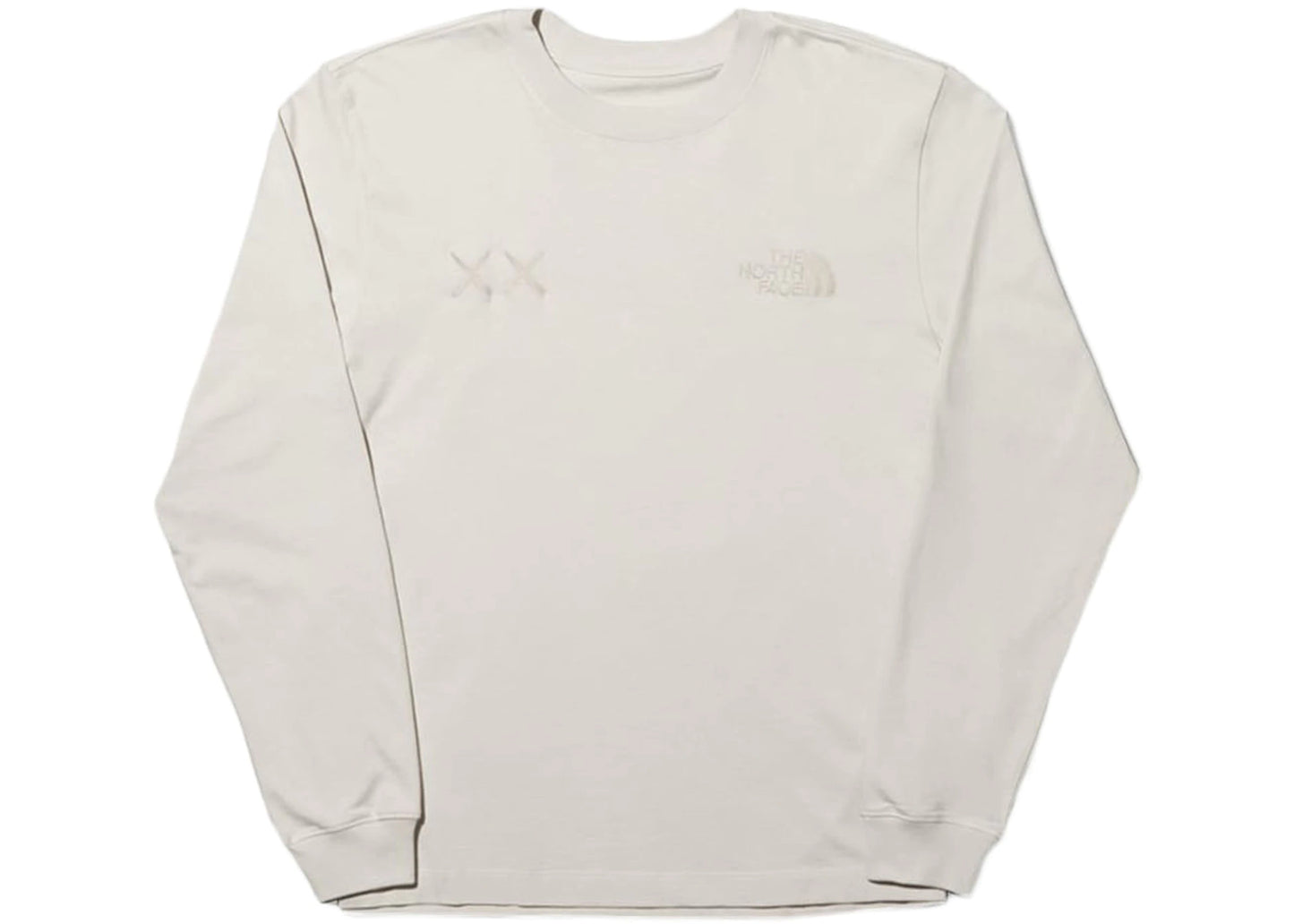 KAWS x The North Face L/S T-shirt Moonlight Ivory