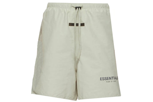 Fear of God Essentials SSENSE Exclusive Volley Shorts Concrete