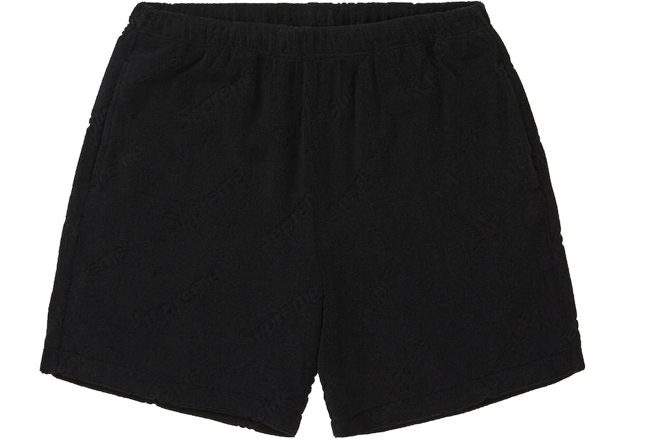 Supreme Terry Jacquard Logo Short Black