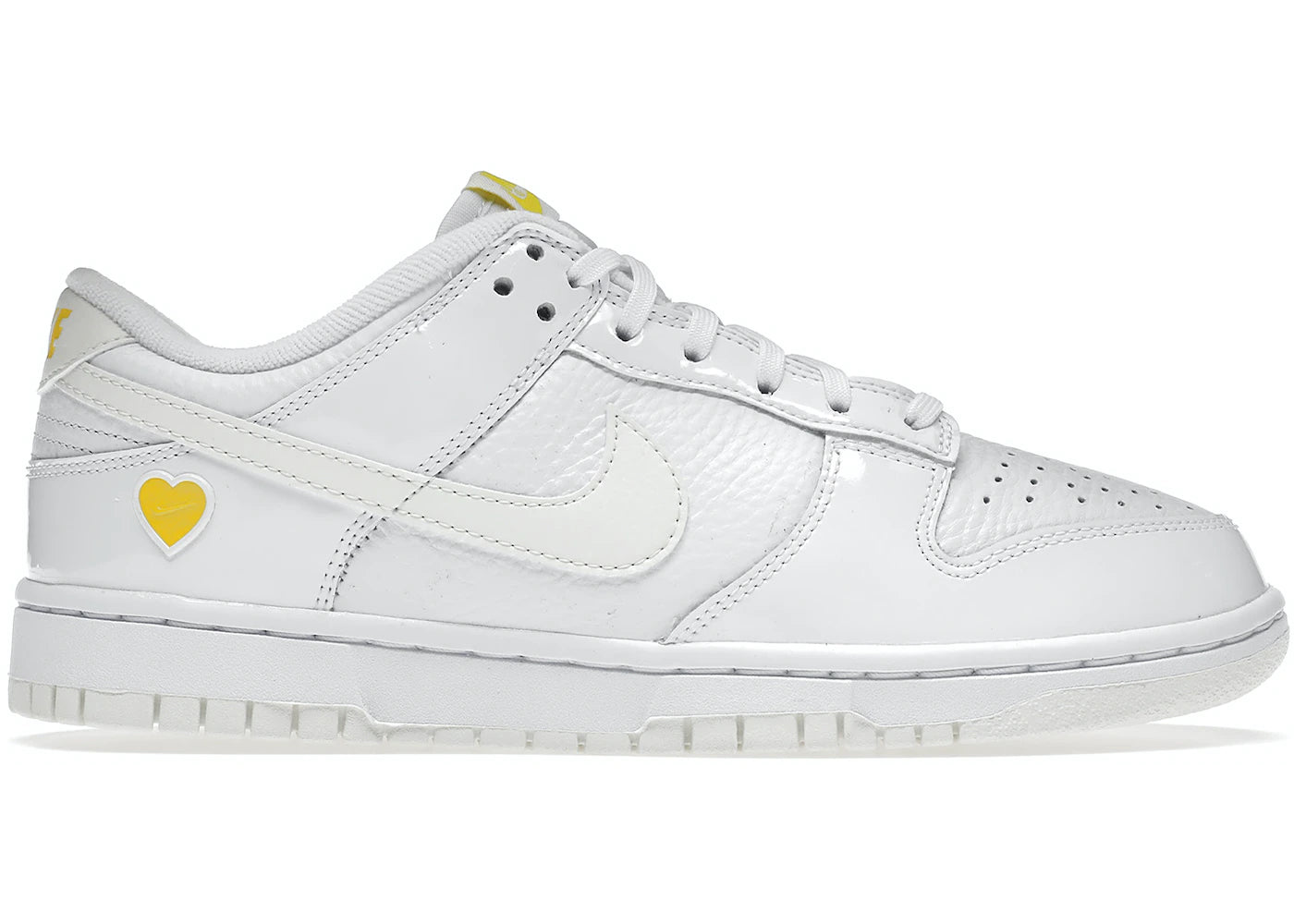 Women's Nike Dunk Low Valentine's Day Yellow Heart