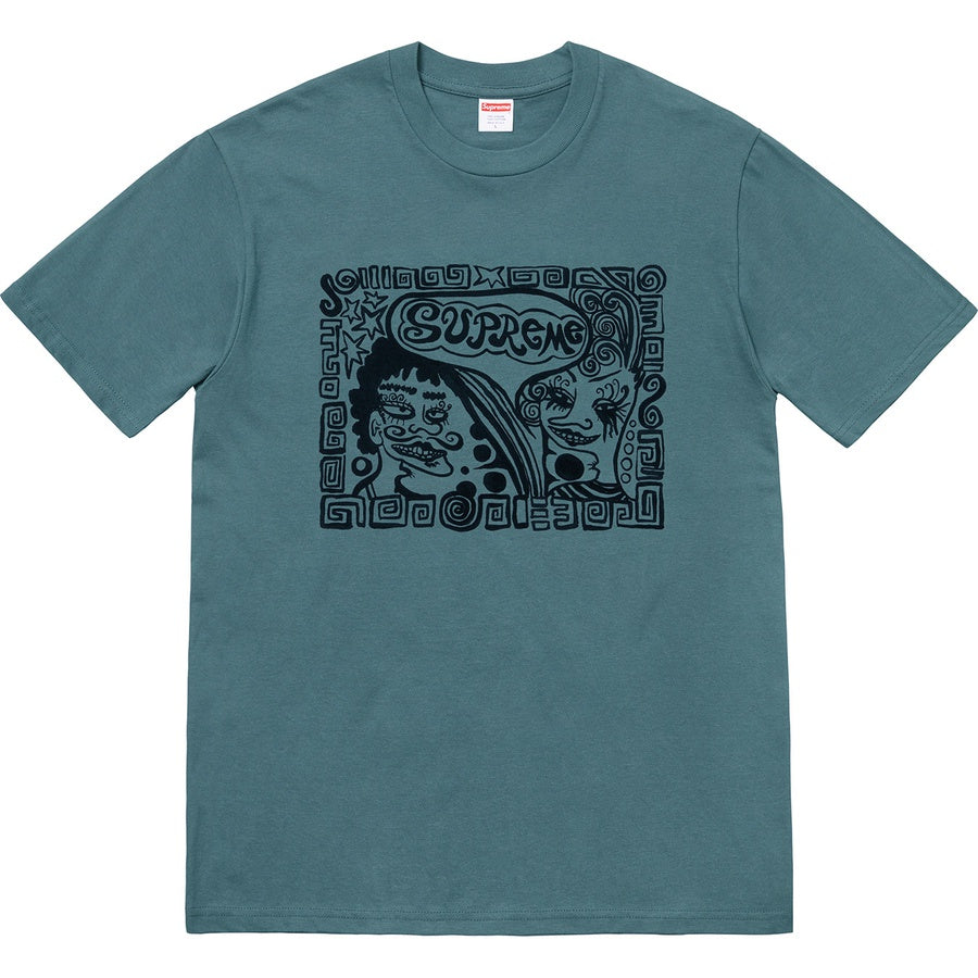 Supreme Faces Tee Slate