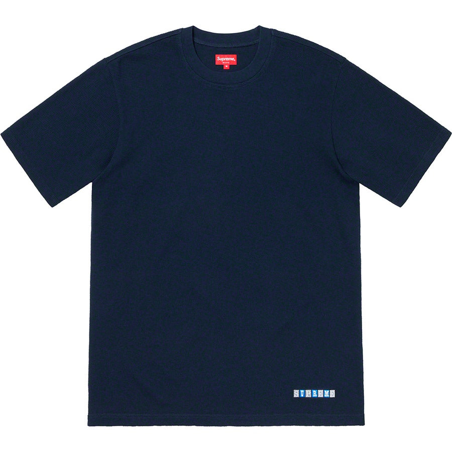 Supreme Waffle S/S Top Navy