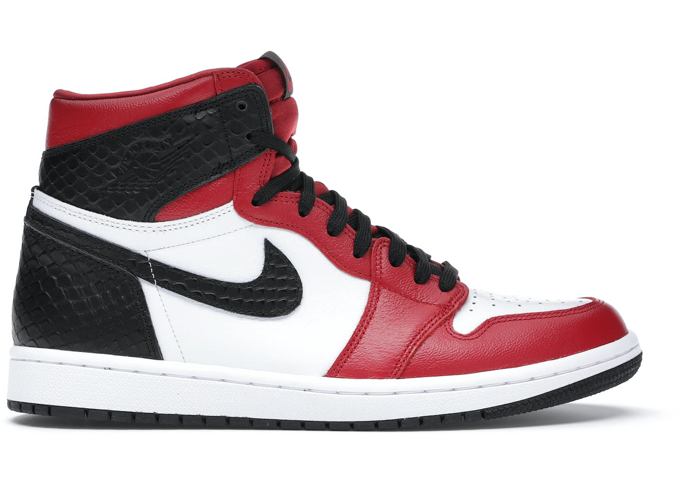 Women's Jordan 1 Retro High Satin Snake Chicago