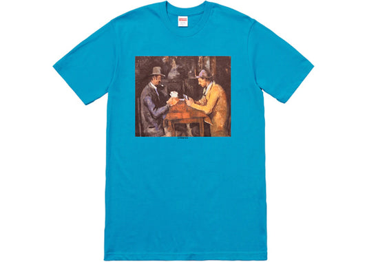 Supreme Cards Tee Cyan
