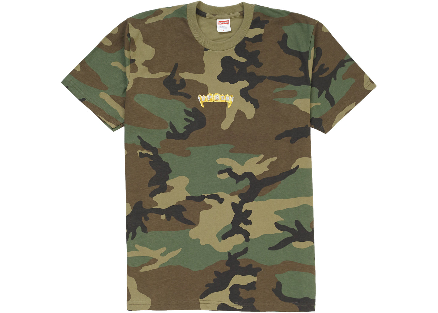 Supreme Fronts Tee Woodland Camo