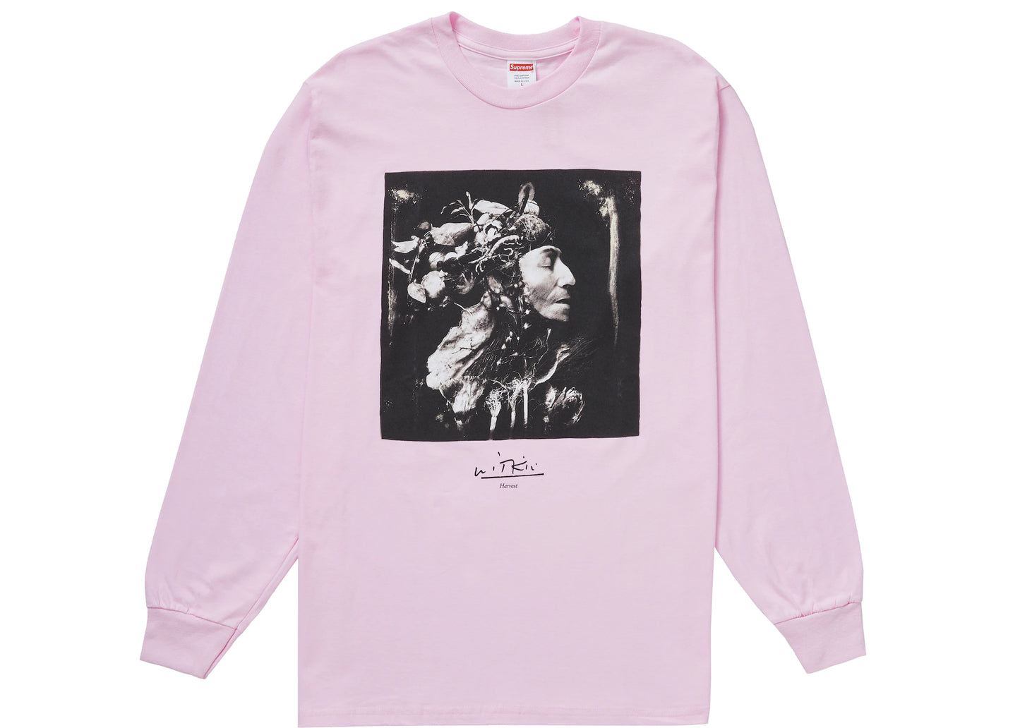 Supreme Joel-Peter Witkin Harvest L/S Tee Light Pink