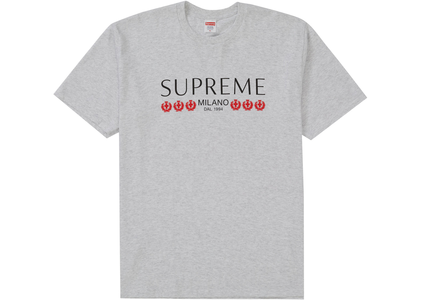 Supreme Milano Tee Ash Grey