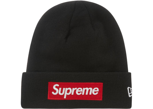 Supreme New Era Box Logo Beanie FW22 Black #