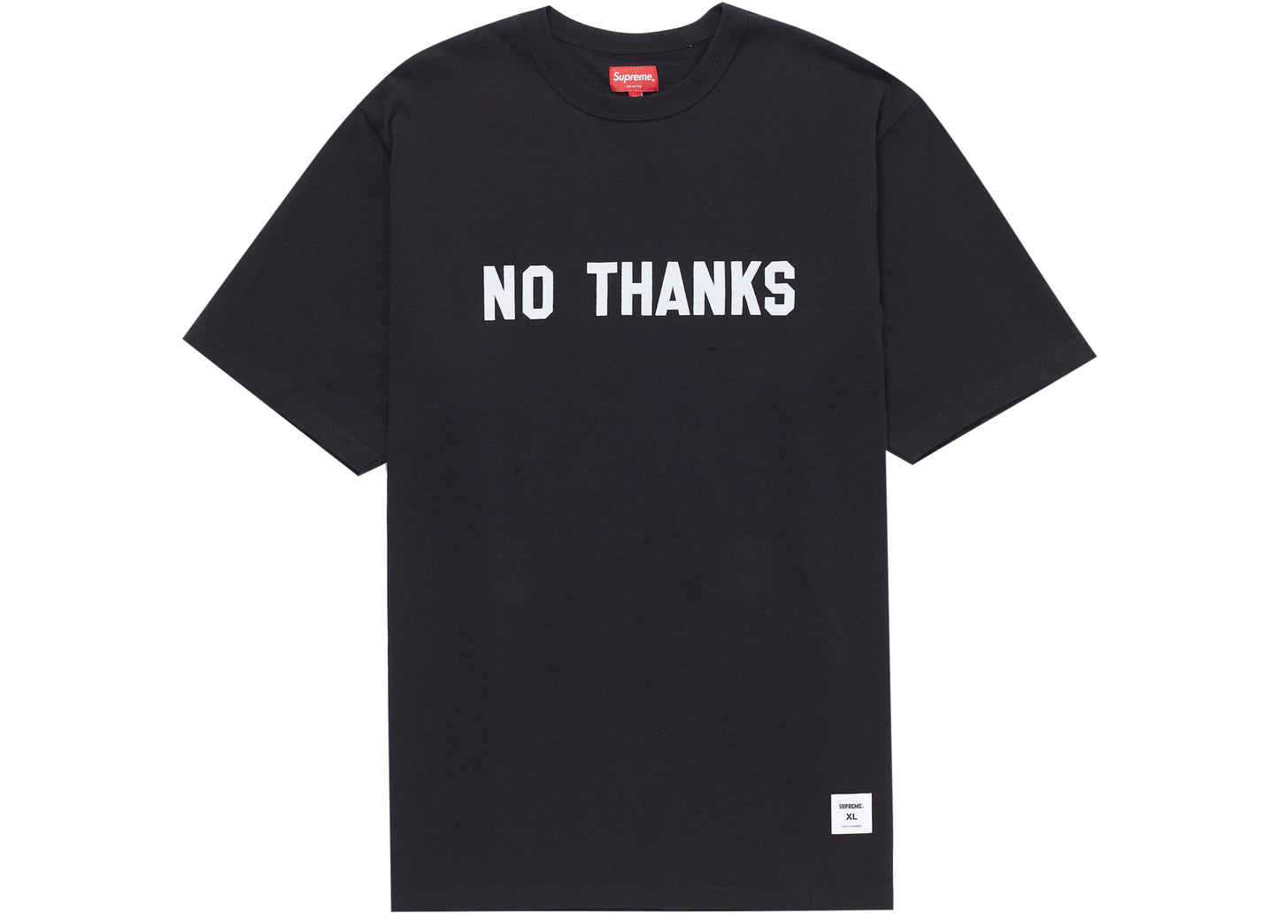 Supreme No Thanks S/S Top Black